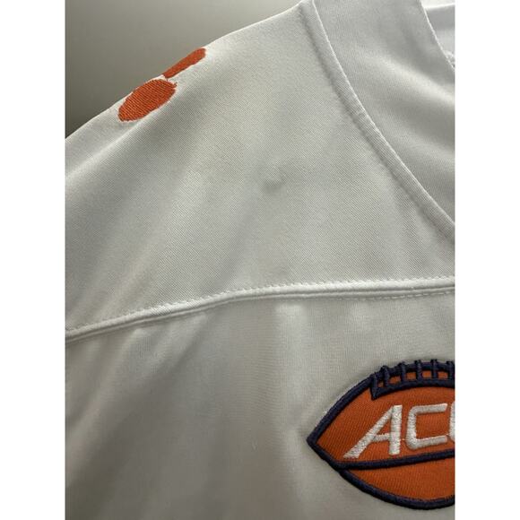 Nike Team Clemson Tigers #5 Uiagalelei Jersey XL White ACC Patch Fair Condition - Picture 11 of 15